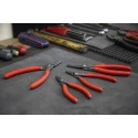 Knipex 4-Piece Circlip Plier Set, Heavy Duty Precision Circlip Pliers in Robust Polyester Fabric Kit 00 19 57