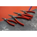 Knipex 4-Piece Circlip Plier Set, Heavy Duty Precision Circlip Pliers in Robust Polyester Fabric Kit 00 19 57
