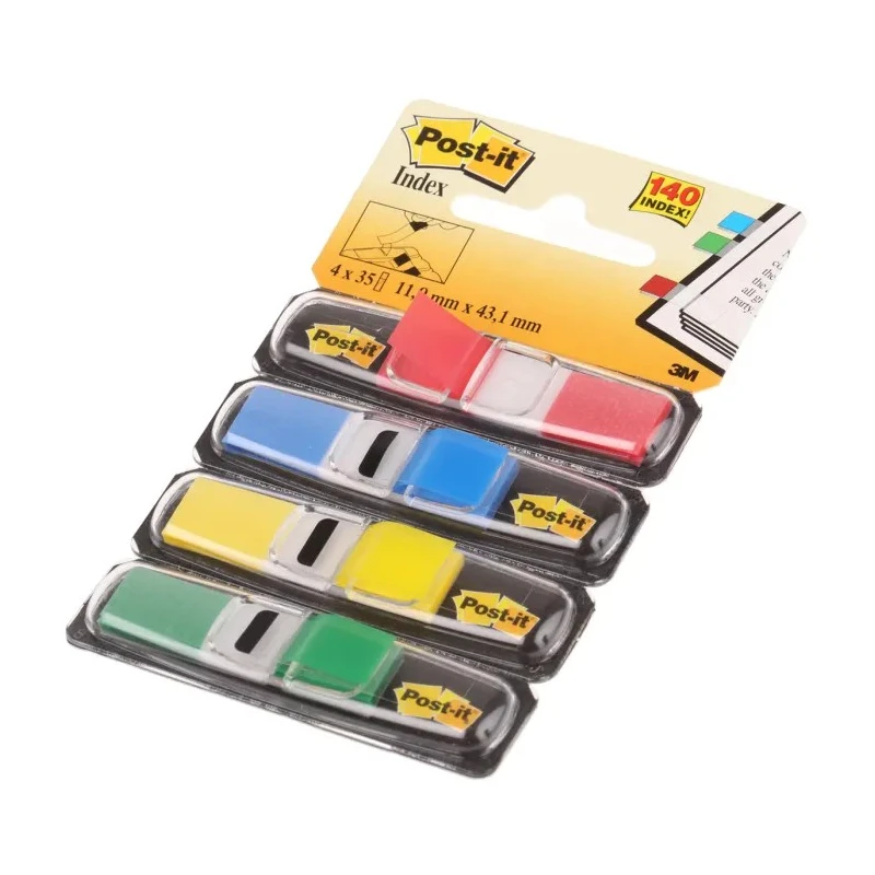 Post-It Assorted Sticky Note, 35 Notes per Pad, 43.1 mm x 11.9 mm 683-4