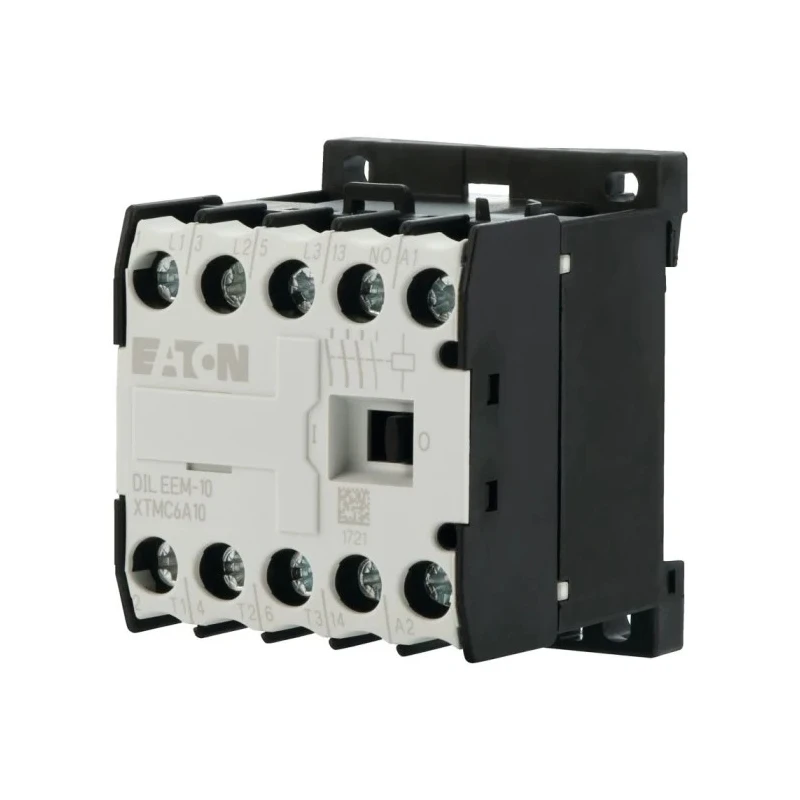 Eaton DILEEM Contactor 24V dc Coil 3-Pole 6.6A 3 kW 3 NO 690V ac 051643 DILEEM-10-G(24VDC)