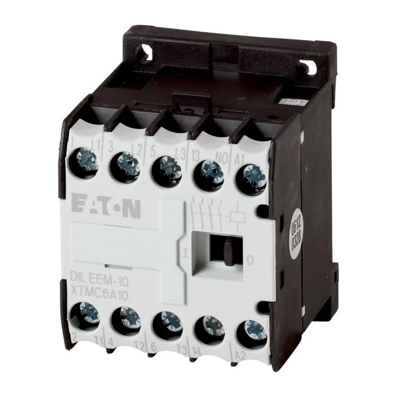 Eaton DILEEM Contactor 24V dc Coil 3-Pole 6.6A 3 kW 3 NO 690V ac 051643 DILEEM-10-G(24VDC)