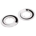 RS PRO 46.8 mm Knob Diameter Clear Potentiometer Dial for 24 mm Circular Shaft 468-0789