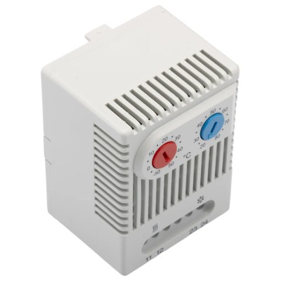 STEGO NC/NO Enclosure Thermostat 120V AC 250V AC 80 °C Max Operating Temperature -10 °C Min Operating Temperature 01175.0-00