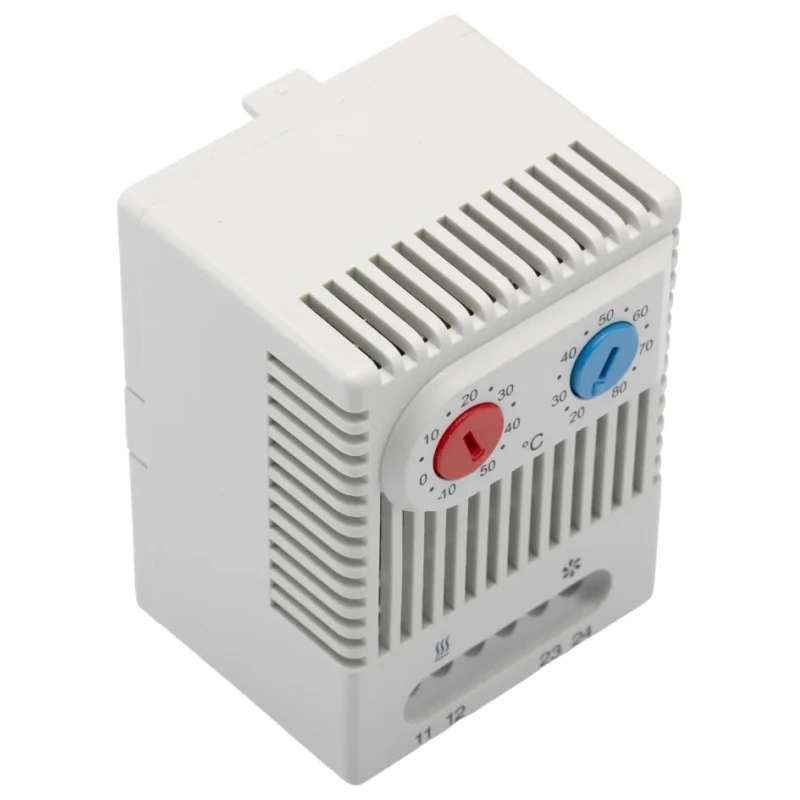 STEGO NC/NO Enclosure Thermostat 120V AC 250V AC 80 °C Max Operating Temperature -10 °C Min Operating Temperature 01175.0-00