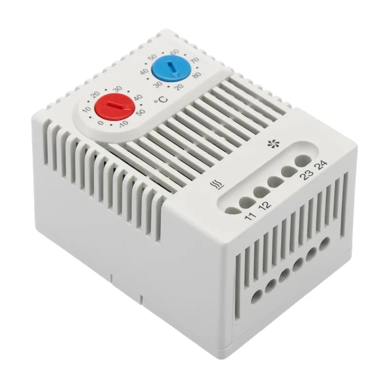 STEGO NC/NO Enclosure Thermostat 120V AC 250V AC 80 °C Max Operating Temperature -10 °C Min Operating Temperature 01175.0-00
