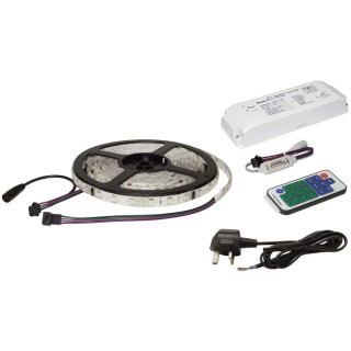 PowerLED LED Light Kit Digital RGBD Colour-Chasing 12 V 48 LEDs IP65 Flexible Strip F10-RGBD-12-48-65-KIT