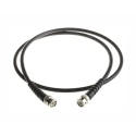 RS PRO 0.5 m RG59 Coaxial Cable 75 Ω Black, Terminated RG59