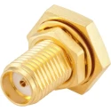 Rosenberger 32 Series Coaxial Connector Panel Mount Female SMA 50 Ω Straight Body Solder 32K601-271L5