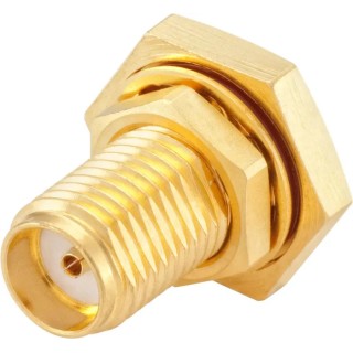 Rosenberger 32 Series Coaxial Connector Panel Mount Female SMA 50 Ω Straight Body Solder 32K601-271L5