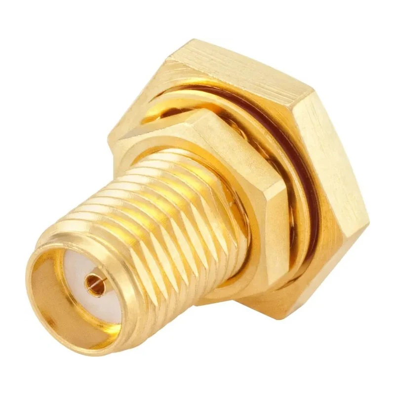 Rosenberger 32 Series Coaxial Connector Panel Mount Female SMA 50 Ω Straight Body Solder 32K601-271L5