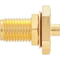 Rosenberger 32 Series Coaxial Connector Panel Mount Female SMA 50 Ω Straight Body Solder 32K601-271L5