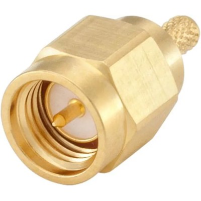 Rosenberger 32 Series Coaxial Connector Cable Male SMA, 50 Ω, Straight Body Crimp 32S107-303L5