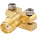 Rosenberger 32 Series Coaxial Connector PCB Female SMA 50 Ω Straight Body Solder 32K243-40ML5
