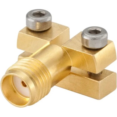 Rosenberger 32 Series Coaxial Connector PCB Female SMA 50 Ω Straight Body Solder 32K243-40ML5