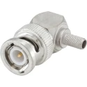 Rosenberger 51 Series 50 Ω BNC Coaxial Connector Cable Male, Right Angle Body, Crimp Termination 51S207-308N5