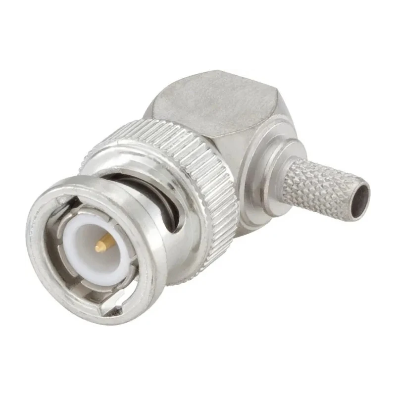 Rosenberger 51 Series 50 Ω BNC Coaxial Connector Cable Male, Right Angle Body, Crimp Termination 51S207-308N5