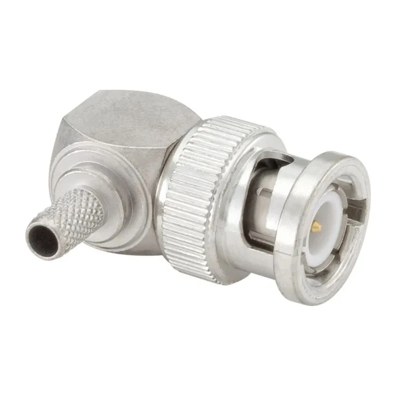 Rosenberger 51 Series 50 Ω BNC Coaxial Connector Cable Male, Right Angle Body, Crimp Termination 51S207-308N5