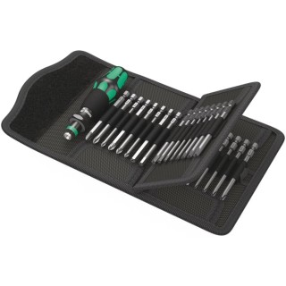 Wera Interchangeable Standard Screwdriver Set 33 Pieces, Hexagon, Phillips, Pozidriv, Torx, Tri-Wing, Slotted 05059297001