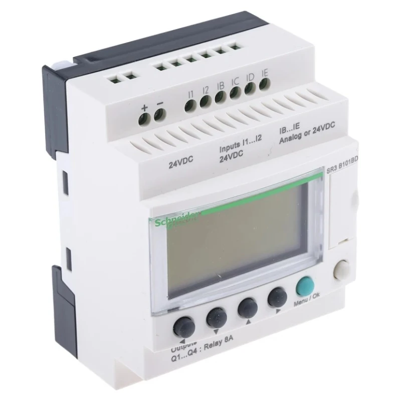 Schneider Electric Zelio Logic Series Logic Module 6-Input Analogue Input 4 Outputs Relay Output SR3B101BD