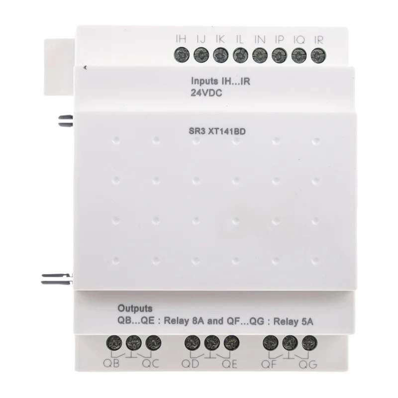 Schneider Electric Zelio Logic Series I/O Module 24V DC Supply 8 Inputs Discrete Input 6 Relay Outputs SR3XT141BD