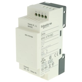 Schneider Electric Zelio Logic Series I/O Module 4-Input Discrete Input 2 Outputs Relay Output SR3XT61BD
