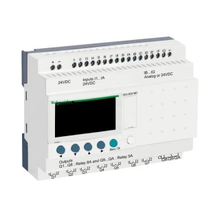 Schneider Electric Zelio Logic Series Logic Module, 16 Inputs, Analogue Input, 10 Relay Outputs, 24V DC SR3B261BD