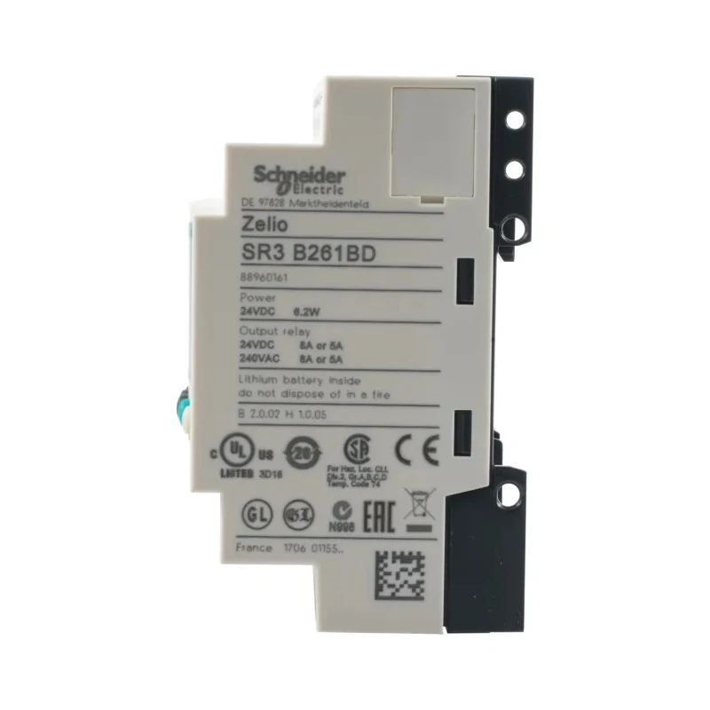 Schneider Electric Zelio Logic Series Logic Module, 16 Inputs, Analogue Input, 10 Relay Outputs, 24V DC SR3B261BD