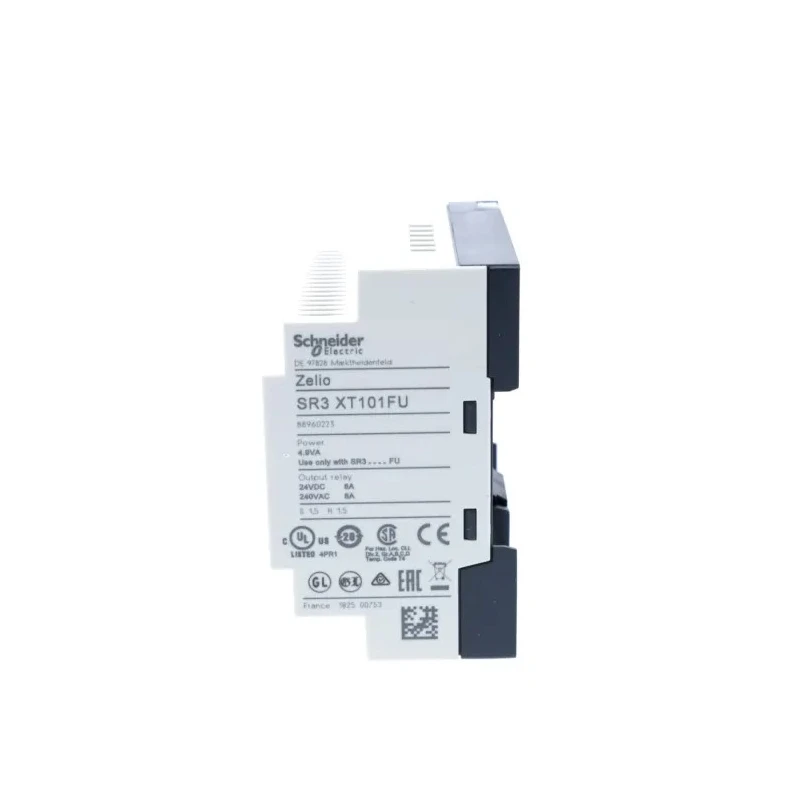 Schneider Electric Zelio Logic Series I/O Module, 6-Input Discrete Input, 4 Relay Outputs, 100-240V AC SR3XT101FU