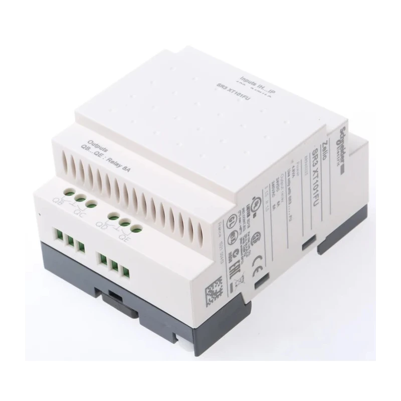 Schneider Electric Zelio Logic Series I/O Module, 6-Input Discrete Input, 4 Relay Outputs, 100-240V AC SR3XT101FU