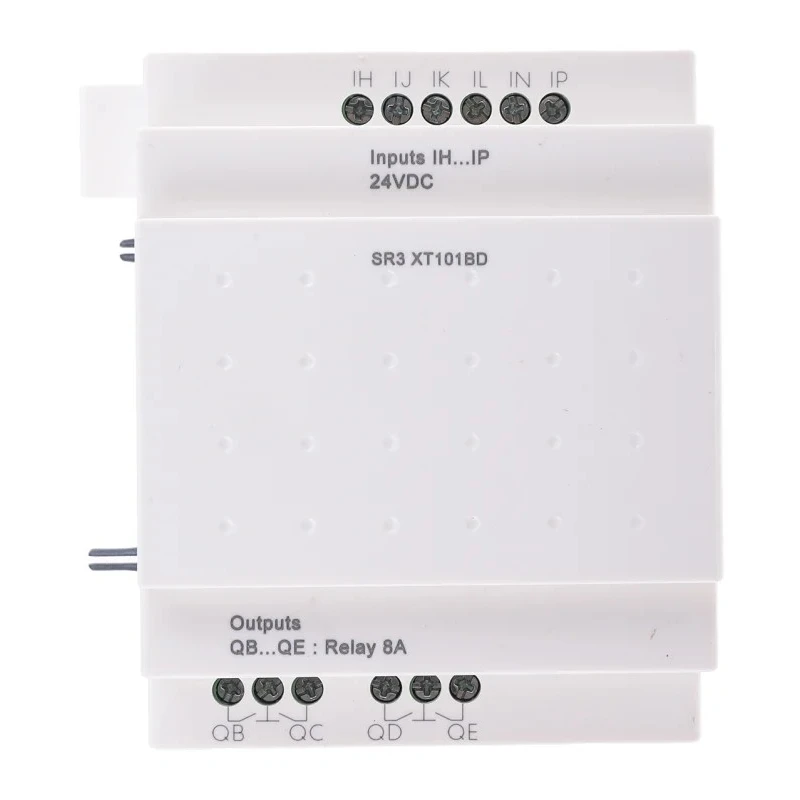 Schneider Electric Zelio Logic Series I/O Module, 6-Input Discrete Input, 4 Relay Outputs 24V DC SR3XT101BD