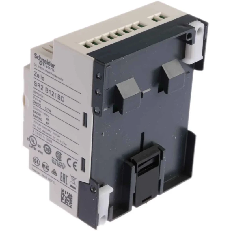 Schneider Electric Zelio Logic 2 Series PLC CPU, 8-Input, Digital and Analogue Inputs, 4 Relay Outputs SR2PACKBD