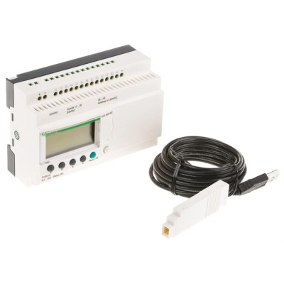 Schneider Electric Zelio Logic Series Programmable Logic Controller CPU 12 Inputs Digital Analogue, 8 Relay SR2PACK2BD