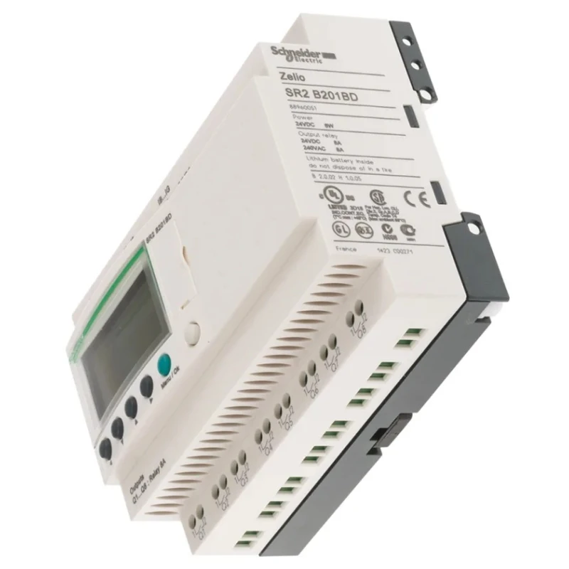 Schneider Electric Zelio Logic Series Programmable Logic Controller CPU 12 Inputs Digital Analogue, 8 Relay SR2PACK2BD