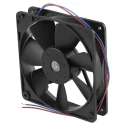 ebm-papst 4400 F Series Axial Fan 12V dc 1.3W 94 m³/h Sleeve Bearing Rectangular Frame 119 mm 4412FGL