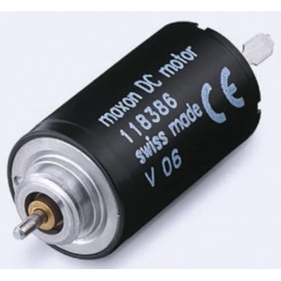 Maxon Brushed DC Motor 0.75 W 6V DC 0.784 mNm Torque 13000 RPM 1 mm Shaft Diameter 118386