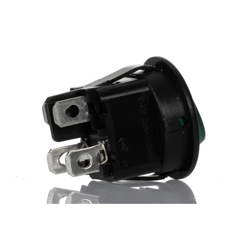 APEM Illuminated DPST On-Off On-Off Rocker Switch Panel 12A 28V DC IP66 MR210R5LBG