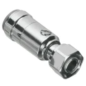 John Guest Brass Push Fit Fitting Straight Press Fit Male 1/2 in 15SVSTC