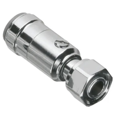 John Guest Brass Push Fit Fitting Straight Press Fit Male 1/2 in 15SVSTC