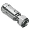 John Guest Brass Push Fit Fitting Straight Press Fit Male 1/2 in 15SVSTC
