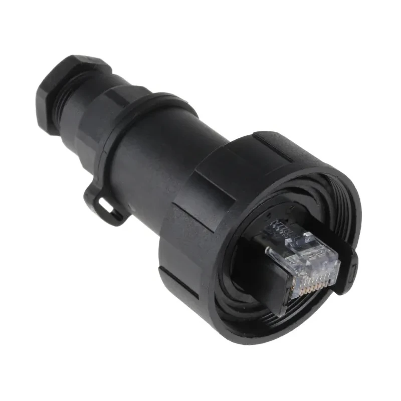 Bulgin Buccaneer Series RJ45 Connector Male Cable Cat5e Shielded Straight 1 Port 8 Way PX0834/B
