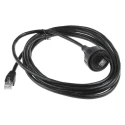 Bulgin Buccaneer for Data Cat5e Ethernet Cable, 3 m, Screened, Shielded, Black Polyurethane Jacket 