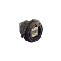 Bulgin Buccaneer Series RJ45 Connector Female, Panel Mount, Cat5e Cat6a Shielded Straight 1 Port 8 Way 