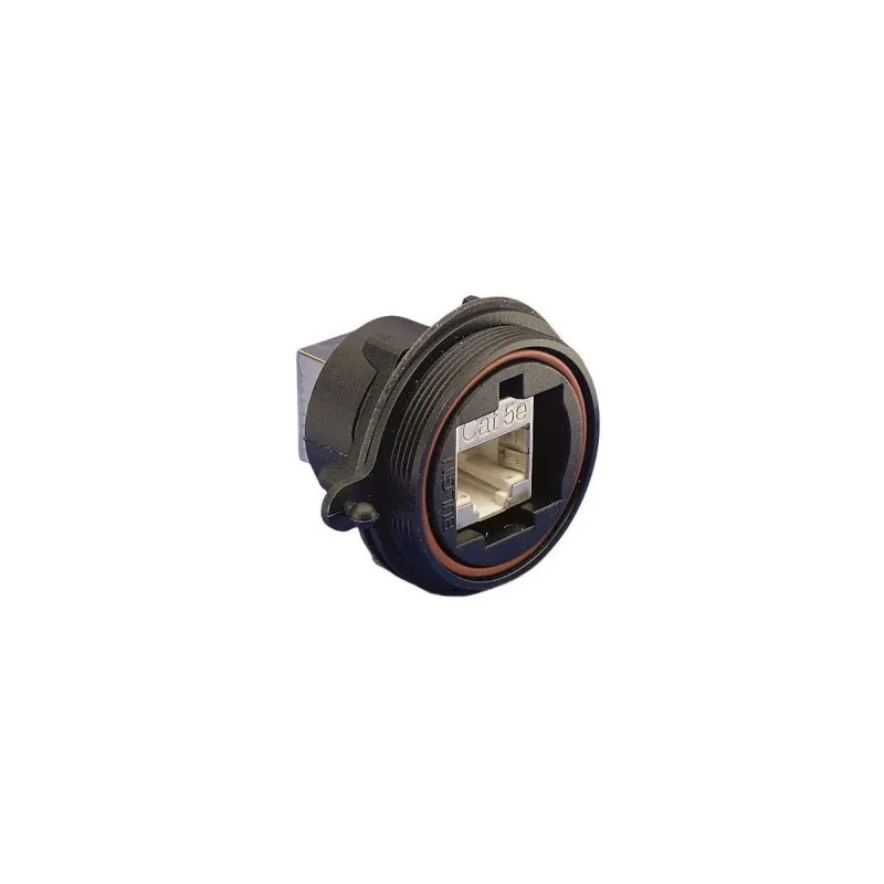 Bulgin Buccaneer Series RJ45 Connector Female, Panel Mount, Cat5e Cat6a Shielded Straight 1 Port 8 Way 