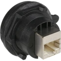 Bulgin Buccaneer Series RJ45 Connector Female, Panel Mount, Cat5e Cat6a Shielded Straight 1 Port 8 Way 