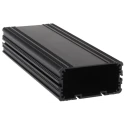 RS PRO Black Anodised Aluminium Instrument Case 40 mm Height x 200 mm Length x 81.4 mm Width 468-7140