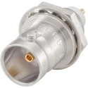 Rosenberger 71 Series Coaxial Connector Panel Mount Female BNC 75 Ω Straight Body Solder 71K504-200N5