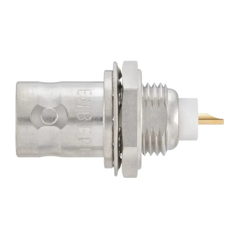 Rosenberger 71 Series Coaxial Connector Panel Mount Female BNC 75 Ω Straight Body Solder 71K504-200N5