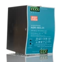 Mean Well NDR Series Single Output Switched Mode DIN Rail Power Supply 24 V, 20 A, 480 W NDR-480-24