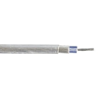Alpha Wire Alpha Essentials Micro Coaxial Cable 100 m, 50 Ω, 32AWG, Silver Coated Copper Conductor, White Jacket 9442 WH033