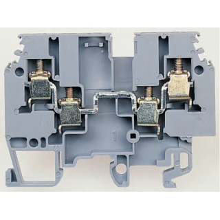 Entrelec SNA Series DIN Rail Terminal Block Blue, 4mm², 1-Level, Screw, 32A, 800V AC 1SNA125479R2500